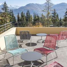 Beistelltisch Garten Beistelltische Embru Haefeli Gartenloungetisch rund