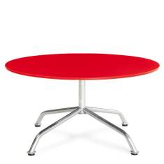 Design Beistelltisch rot rund Beistelltische rund, Embru, Haefeli Gartenloungetisch rund