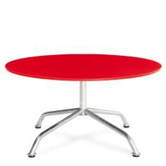 Design Beistelltisch rot rund Beistelltische rund, Embru, Haefeli Gartenloungetisch rund