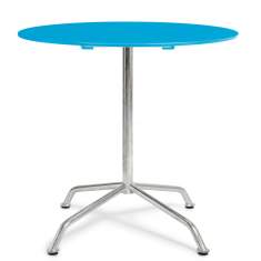 Konferenztische blau Konferenztisch, Embru, Haefeli Gartentisch rund