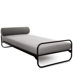 Liegen grau, Embru, Roth Bett Modell 455