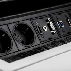 Elektro-Steckdosen IT/EDV-Dosen Elektrifizierungen, EVOline, FlipTop Push