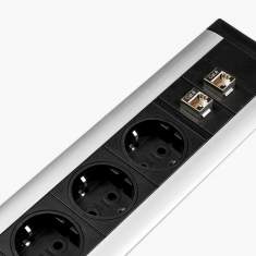Elektro-Steckdosen IT/EDV-Dosen Elektrifizierungen, EVOline, FrameDock