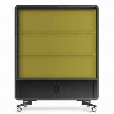 akustische Trennwand Büro mobile Wand Multimedia-Wand Mikomax hushWall