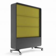 akustische Trennwand Büro mobile Wand Multimedia-Wand Mikomax hushWall