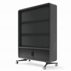 akustische Trennwand Büro mobile Wand Multimedia-Wand Mikomax hushWall