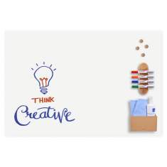 Großes Whiteboard Wand Whiteboards Magnettafel Legamaster, Whiteboard BOARD-UP