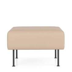 Bank beige Hocker Lounge Polsterhocker 7900 Creva soft