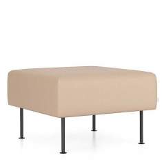 Bank beige Hocker Lounge Polsterhocker 7900 Creva soft