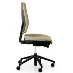 Giroflex Bürostuhl modern Bürodrehstuhl beige Drehstühle ohne Armlehnen giroflex 68 Drehstuhl