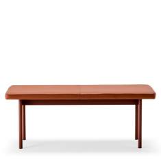 Bank Leder braun Bänke Lounge Offecct Font Bench