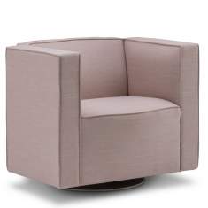 Loungesessel rosa Sessel Lounge Sitzmöbel Säulenfuss Offect Pauline