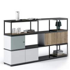 Büroschränke Holz Metall Modular Büroschrank drehbar Regal weiß Assmann Cubas
Ausgezeichnet mit German Design Award