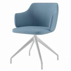 Konferenzstuhl blau Konferenzstühle Besucherstuhl Assmann Büromöbel Triest