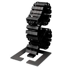 Kabelführungssystem Kabelführungen Q-LAB Kabelschlange FlexII Set1 schwarz