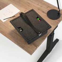 Aufbewahrungslösungen Büro Zubehör Accessoires Assmann Büromöbel Organisationsbox – Filz