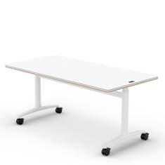 Höhenverstellbare Konferenztische Rolltisch elektrisch höhenverstellbar Rolltische Klapptisch mit Rollen Konferenztisch Whiteboard Staffeltisch Brunner lift active
beschreibare Tischplatte