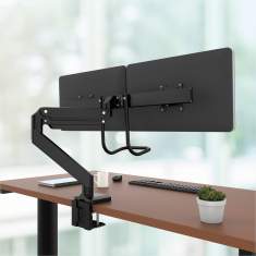 Monitorhalter Tischhalterungen Monitorhalterungen Fellowes Eppa Series  Crossbar Monitorarm - schwarz