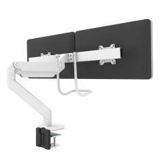 Monitorhalter Tischhalterungen Monitorhalterungen Fellowes Eppa Series  Crossbar Monitorarm - weiss