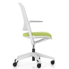 Bürostuhl grün Bürodrehstuhl weiss Drehstuhl Büro Netzgewebe Nowy Styl WithME