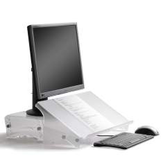 Displayständer Ergonomisches Bürozubehör BakkerElkhuizen Monitorständer Q-riser 130