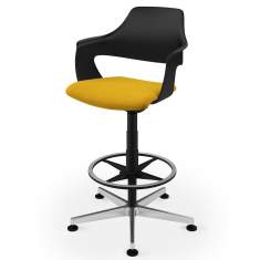 Counterstuhl gelb Counterstühle Drehstuhl König + Neurath K+N NOOK.SHELL