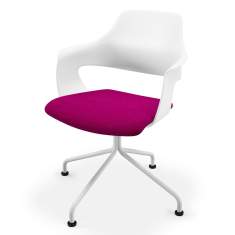 Konferenzstuhl weiss violett Konferenzstühle Büro König + Neurath K+N NOOK.SHELL