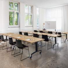 Modreationstafel weiss Schreibtafel fahrbar Girsberger Alteo Whiteboard