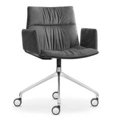 Drehstuhl schwarz Drehstühle Konferenzstuhl luxuriöser Stuhl bequem Stühle Girsberger Marel