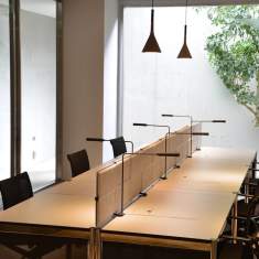 Akustik Schreibtisch Sichtschutz Schreibtischaufsatz Akustikelemente USM, USM Privacy Panels