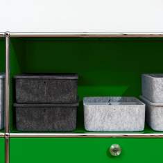 Zubehör Innenorganisation Ablagelösung grau Bürozubehör Büro USM Inos Box