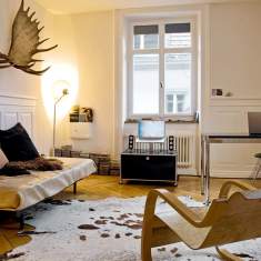 Rollregale schwarz Rollregal für Home USM, USM TV/Hi-Fi