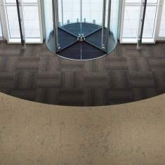 Textiler Bodenbelag Teppichfliesen Interface Barricade One
