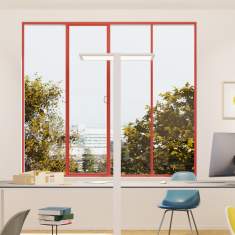 Büro Stehleuchten Edelstahl natürliches Licht Büroleuchte Stehlampe Regent Lightpad Office