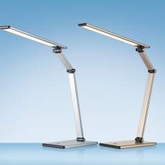 Tischlampe modern Schreibtischlampe Design LED Tischleuchte Metall, Hansa, LED Slim
