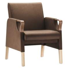 Sessel braun Loungesessel Holz Loungemöbel Brunner, Taceo