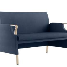 Sofa blau Loungesofa Holz Loungemöbel Brunner, Taceo
