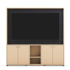 Arbeitsplatznahe Monitore Videokonferenz Konferenz Monitor Sedus se:matrix Monitormodul