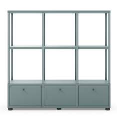 Stauraum modulare Büromöbelsysteme Schrank Büroschrank mit Regal Sedus se:matrix Schrank-Regal-Modul