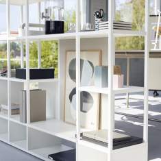 Stauraum modulare Büromöbelsysteme Regalsysteme modular Regal Büro Sedus se:matrix Regalmodul