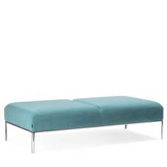Bank türkis Bänke Lounge Materia, Crest Bank