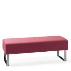 Bank rot Bänke Lounge Materia Monolite