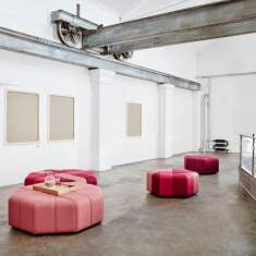 Sitzinsel Lounge Sitzinseln rot Materia, Ribbon