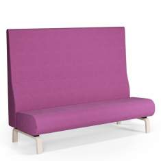 Loungsofa violett exklusive Design Loungemöbel Sofa Materia, Point High