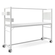 Schreibtisch auf Rollen Büro Schreibtische rollbar Büromöbel mobil, Materia, Vagabond