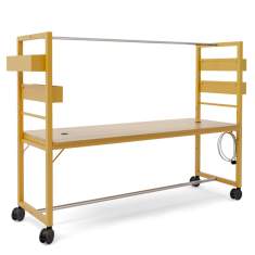 Schreibtisch auf Rollen Büro Schreibtische rollbar Büromöbel mobil, Materia, Vagabond