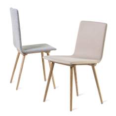 Besucherstuhl grau Konferenzstühle Cafeteria Stühle Holz Besucherstühle Skandiform, Bombito