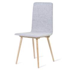 Besucherstuhl grau Konferenzstühle Cafeteria Stühle Holz Besucherstühle Skandiform, Bombito High