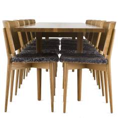 Besucherstuhl Holz Konferenzstühle Besucherstühle Cafeteria Stühle, Skandiform, Oak