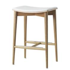 Barstuhl Holz Barstühle weiss, Skandiform, Oak Barhocker